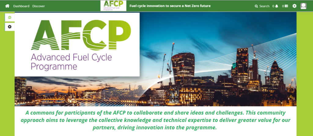 Screenshot of AFCP's innovation hub, the Co-Creation Community, where AFCP members can submit their Game Changers challenge ideas.