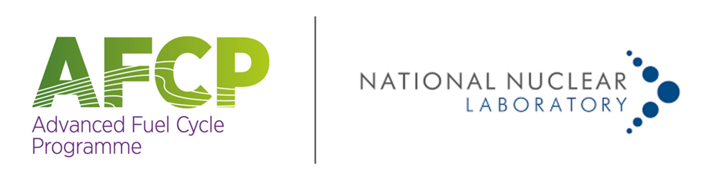 Logos for the Advanced Fuel Cycle Programme and National Nuclear Laboratory 