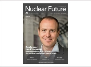 Cover image of Nuclear Future's March/April 2021 issue